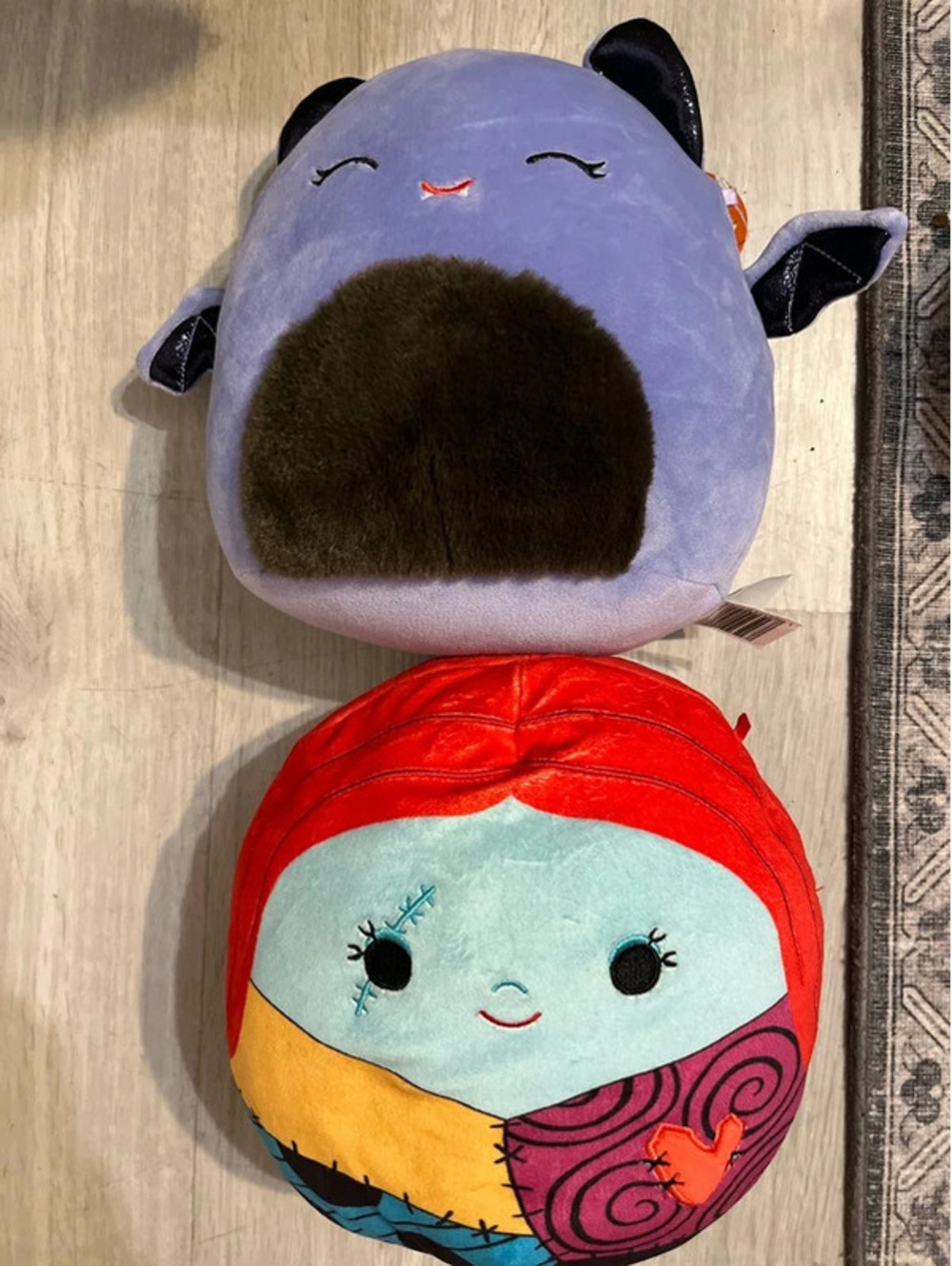 2 squishmallows Halloween bat
